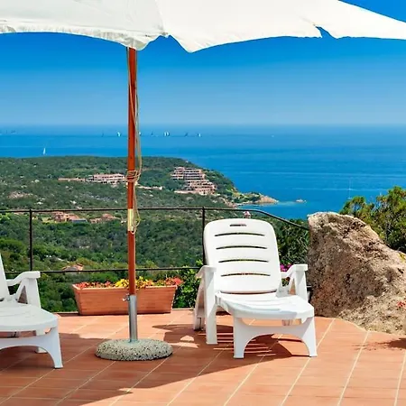 Sea View In Porto Cervo, Private Pool And Garden *